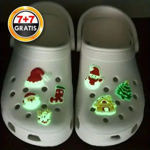 14 x Lichtgevende Kerst schoenbedels | SHINETAGS