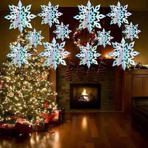 3D holografische sneeuwvlokken (6st) | HOLOFLAKE