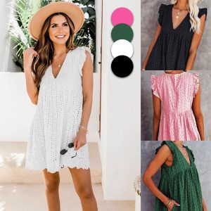 Los kanten zomerjurkje | BELLACHIC