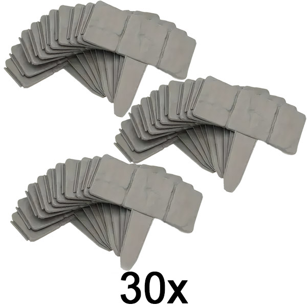 3x Steenachtige tuinrand (10 stuks) | MINIFENCE