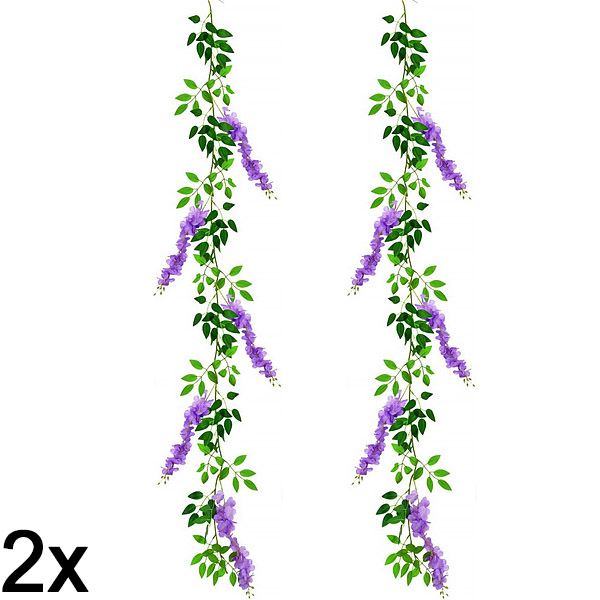 2x Simulatie blauwe regen wijnstok | WISBLOOM