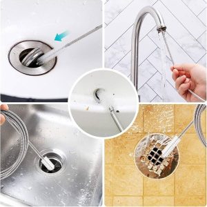 Flexibele borstel voor verstopte afvoeren & leidingen | DRAINOVA